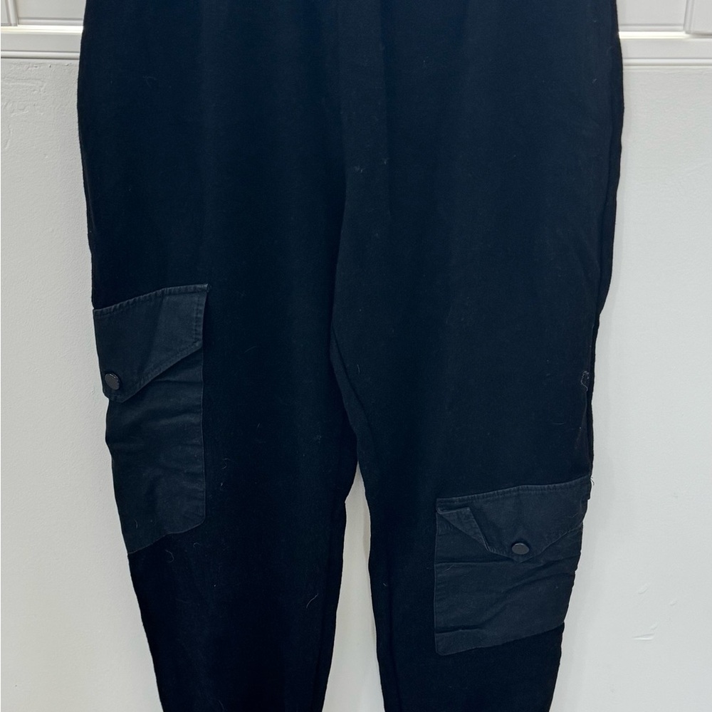 Zara Black Track Pants with Pockets